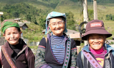 Ha Giang mountain village scene showcasing local culture and stunning landscape.