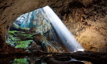 Hidden Cave Waterfall - Explore the serene beauty of nature's secret spot.