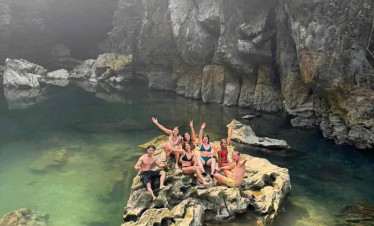 Hidden Cave River - Adventure and relaxation in Vietnam's scenic nature.