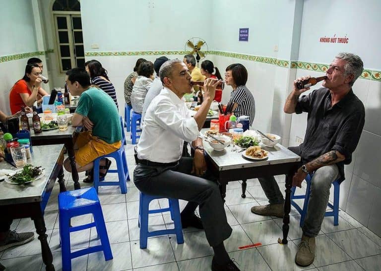 Vietnamese food tasting experience in a local restaurant.