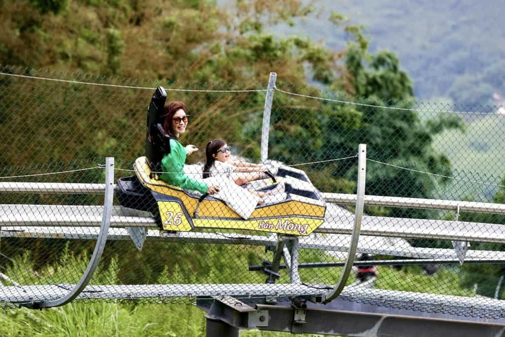 Sapa mountain cable car offers breathtaking views and thrilling experiences amid lush landscapes.