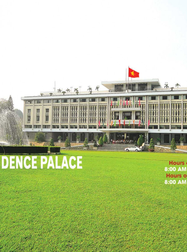 Ho Chi Minh City Independence Palace, a historic landmark and symbol of Vietnam's independence.