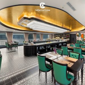restaurant-2nd-floor-wide-angle-catherine-cruise-halong-bay-viettrendtour
