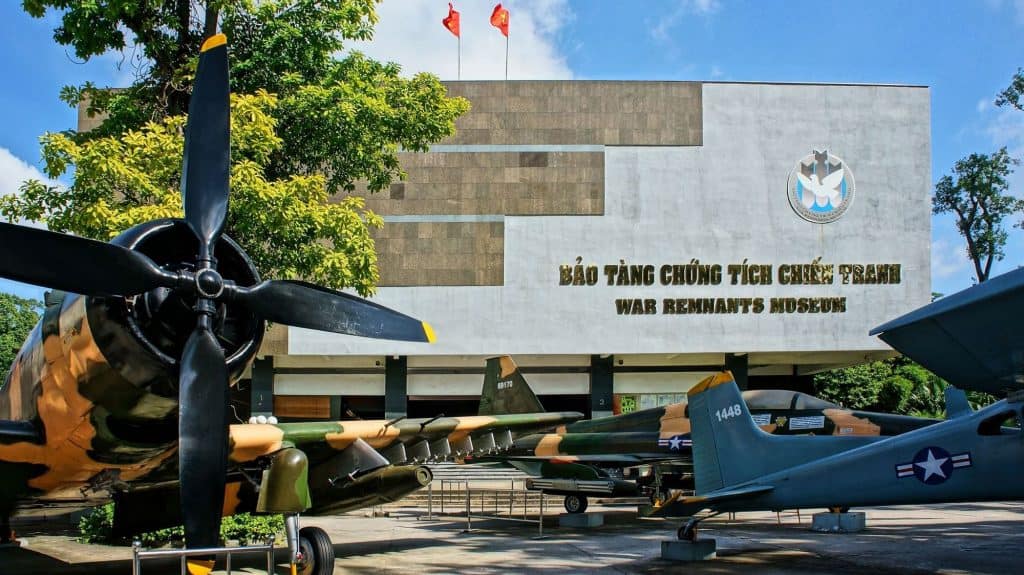 War Remnants Museum Vietnam history and artifacts.