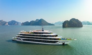 Halong Bay luxury cruise experience in Vietnam.