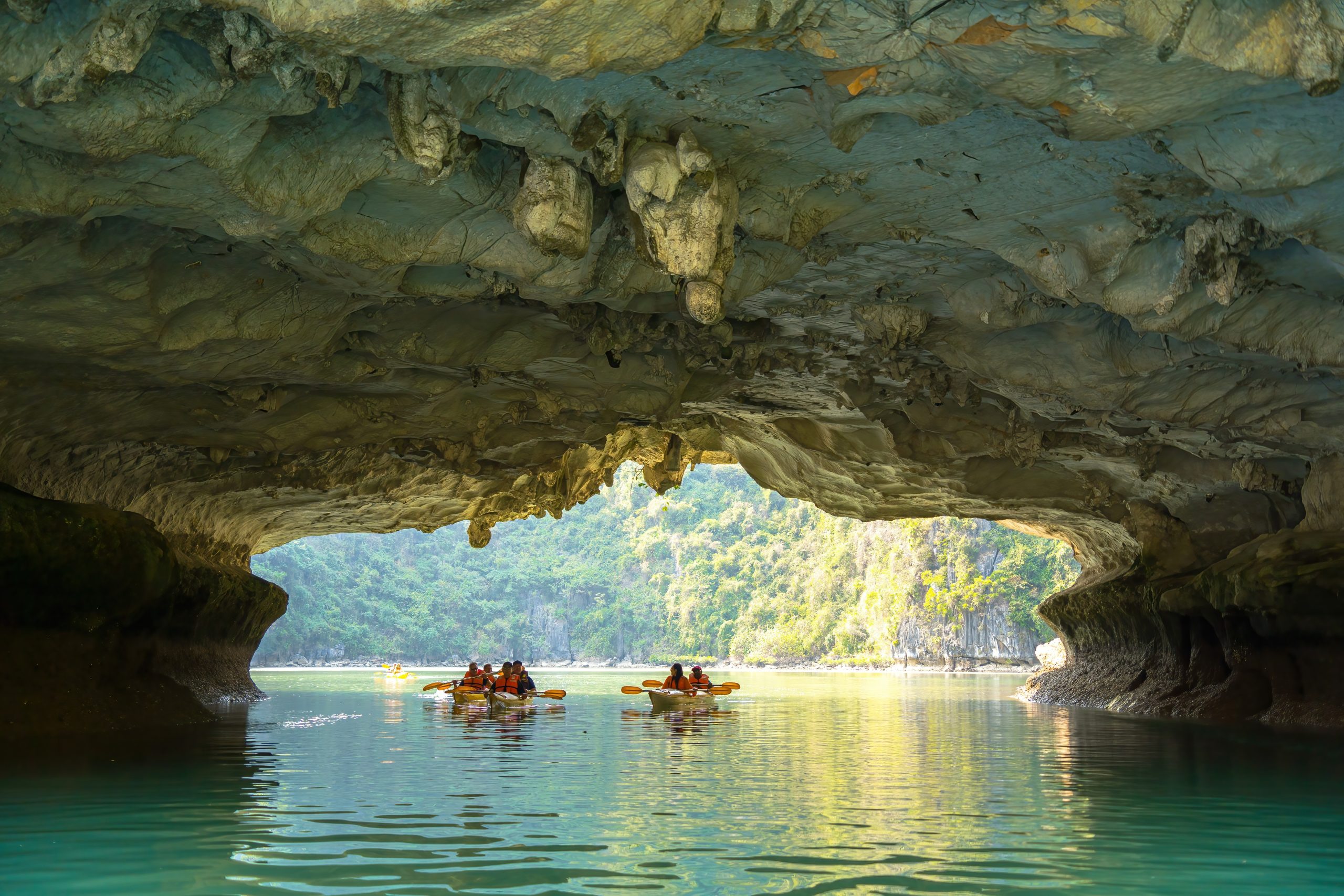 Ha,Long,,Vietnam,Mar,12,2023:,Tourist,Junks,Floating,Among