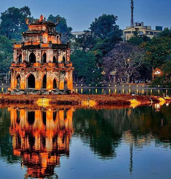 Hanoi Tours - Vietnam Landmark at Night | ViettrendTour.