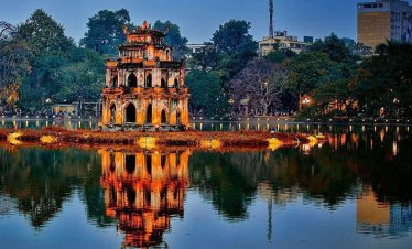 Vietnam Landmark at Night | ViettrendTour.