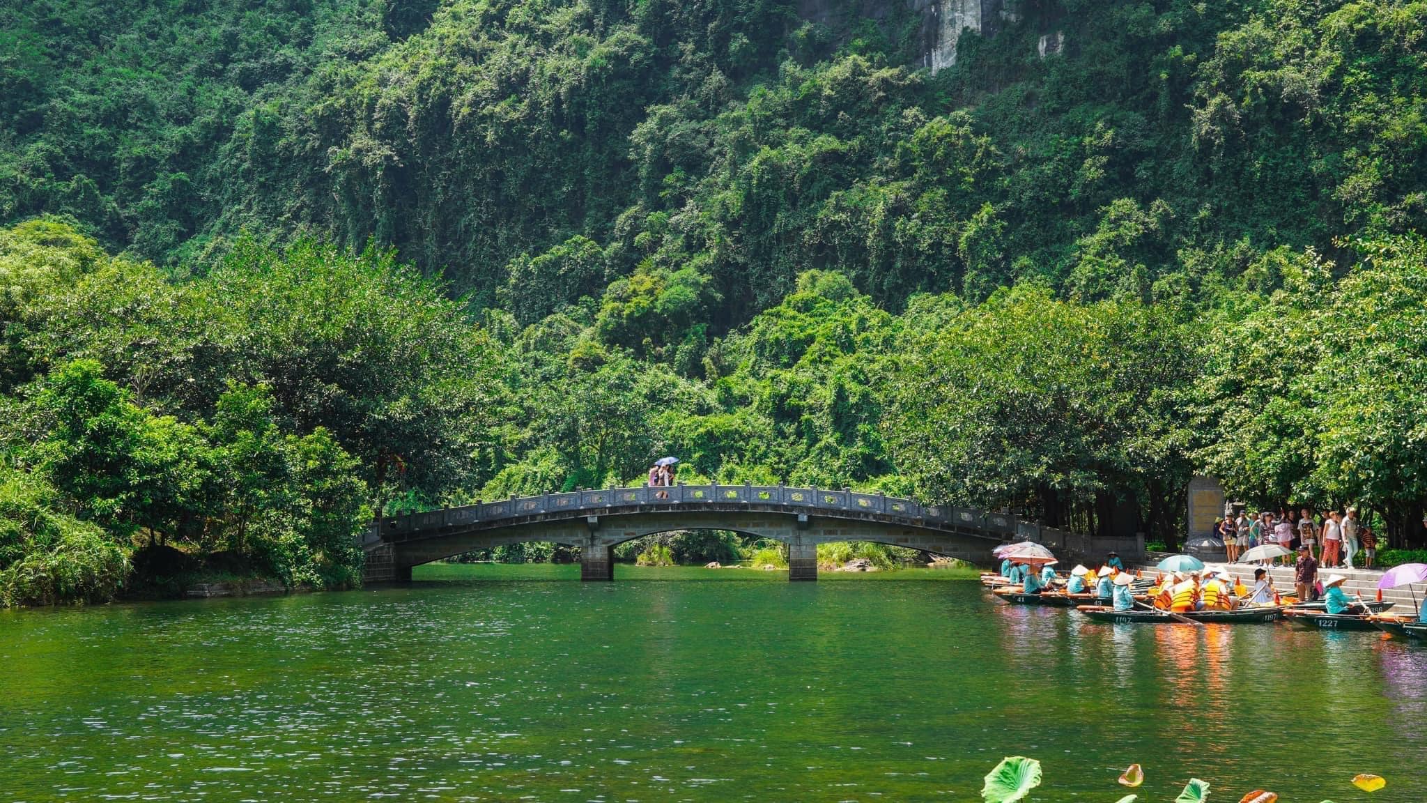 ninh-binh-trang-an-river-boat-tour-green-nature-viettrendtour