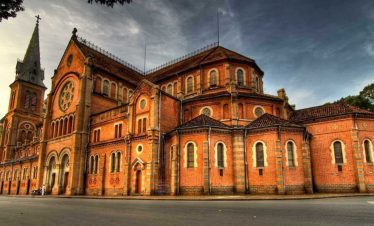 Cathedral Notre Dame Hanoi, a stunning example of French colonial architecture in Vietnam.
