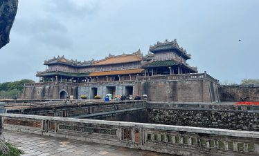Majestic Hue Imperial City with historic architecture and cultural significance.