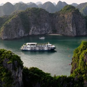 aerial-lagoon-cove-mon-cheri-cruise-lan-ha-bay-viettrendtour