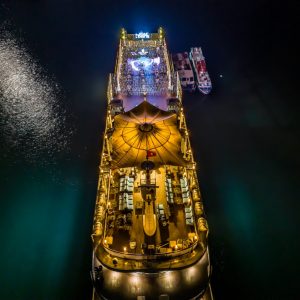 aerial-night-deck-lights-ambassador-signature-cruise-lan-ha-bay-viettrendtour