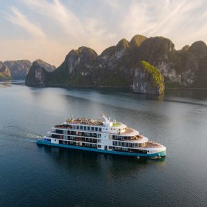 Capella Cruise at Dusk in Lan Ha Bay