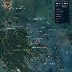cruise-route-map-tuan-chau-lan-ha-bay-stellar-of-the-seas-lan-ha-bay-viettrendtour