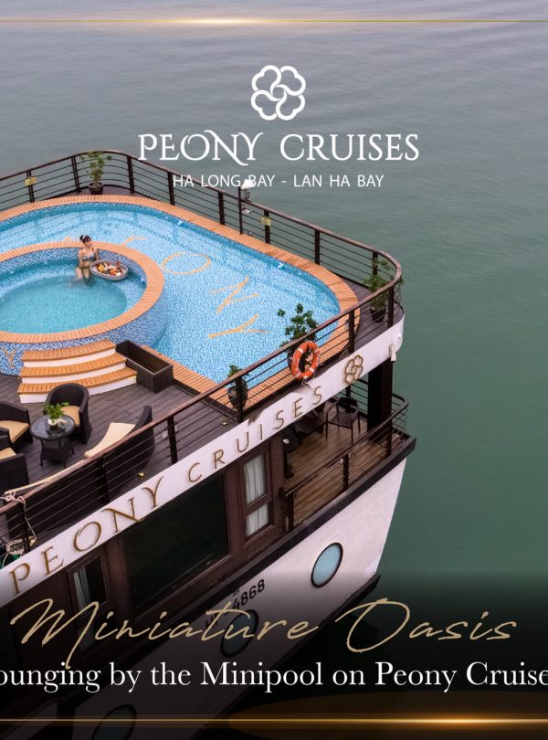 Stunning Halong Bay cruise balcony with panoramic views and tranquil waters.