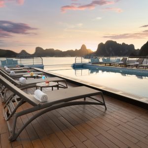 pool-sundeck-sunset-cocktails-grand-pioneers-cruise-halong-bay-viettrendtour