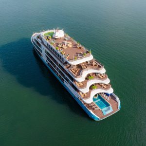 Capella Cruise Sundeck and Pool in Lan Ha Bay