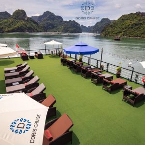sundeck-aerial-loungers-bay-doris-cruise-lan-ha-bay-viettrendtour