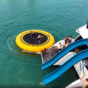 waterslide-trampoline-fun-catamaran-premium-halong-bay-viettrendtour