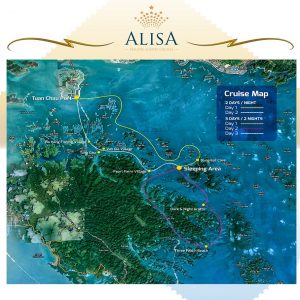 route-map-alisa-premier-cruise-halong-bay-viettrendtour