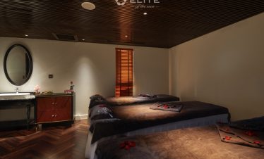 Stunning cruise balcony view in a luxurious room on Halong Bay, perfect for relaxing and enjoying th.