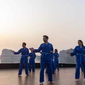 tai-chi-deck-calista-cruise-halong-bay-viettrendtour